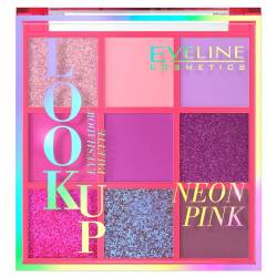 Eveline Палетка тіней для повік Look up Neon Pink 9 шт.
