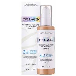 Enough Тональний крем з колагеном Collagen Whitening Moisture Foundation SPF-15 №21 100 мл 