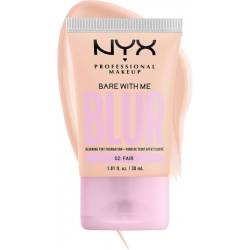 NYX Тональна основа-тінт Bare With Me Blur Tint №02 30 мл Fair