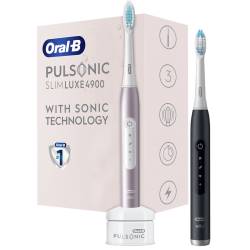 ***Oral-B Зубна щітка електрична Pulsonic Slim Luxe 4900 S411,526,3H типу 3717+1 в подарунок