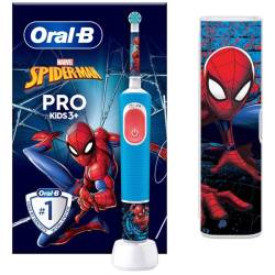 Oral-B Зубна щітка Електрична Pro Kids (3+років)Spiderman+дорожній чохол
