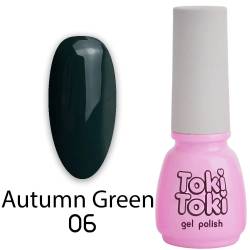 Toki-Toki Гель-лак Autumn Green AG06