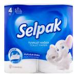 Туалетний папір SELPAK білий 4шт 3шар Фото 1