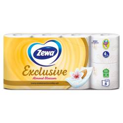 Туалетний папір Zewa Exclusive Almond milk 8шт 4шар.
