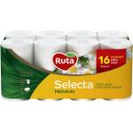 Папір Туалетний Ruta Selecta ромашка білий 16шт*