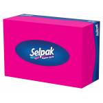 Серветки в коробці Selpak Mini Mix 3шар 70шт Фото 1