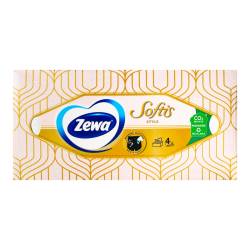 Серветки Zewa Softis Box 4 шарові 80 шт