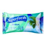 Super Fresh Серветка волога 15шт | 42215245 Фото 1