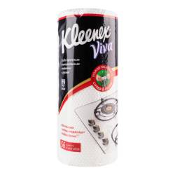 Серветки паперові Kleenex Viva Hydronit 56шт в рулоні