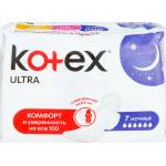 Прокладки Kotex Ultra Night д/крит днів 7кр. 7шт Фото 4