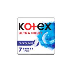 Прокладки Kotex Ultra Night д/крит днів 7кр. 7шт