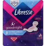 Прокладки Libresse Ultra Night Wing Soft д/крит днів 7кр 8шт Фото 2