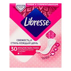 Прокладки Libresse Dailyfresh Plus Multistyle 30
