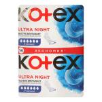 Прокладки Kotex Ultra Night Duo д/крит днів 7кр. 14шт Фото 1