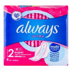 Always Ultra Жіночі гігієнічні прокладки з ароматом Super  8шт