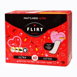 Прокладки Fantasy Flirt щоденні slim cotton 60шт.