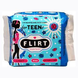 Прокладки Fantasy Flirt Teen Light д/крит. днів cotton&care 3кр. 10шт.