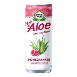 Напій Aloe з гранатом з/б, TM PURE PLUS  0.24л