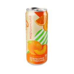 Напій Лимонада Моршинська зі смаком апельсина та персика 0,33л. зб