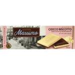 Печиво з біл. шоколадом Ciocco Biscotto White 120г Maestro Massimo