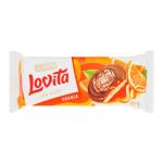 Печиво Lovita Jelly Cookies з желейною начинкою зі смаком апельсину 135г Рошен