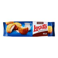 Печиво здобне Lovita Soft Cream Cookies milk, 127г Рошен