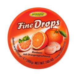 Цукерки Fine Drops Апельсин з/б 200г