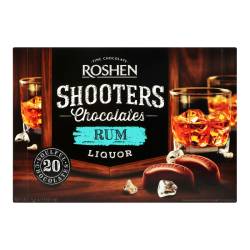 Цукерки Shooters с ромовым ликером 150г  Рошен