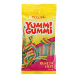 Желейні цукерки Yummi Gummi Sour Belts 70г Рошен