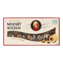 Цукерки Mozartkugen марципанові в білому шоколаді (кор) 200г, Maitre Truffout