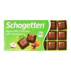 Шоколад Молочний з лісовим горіхом 100г  Schogetten Німеччина