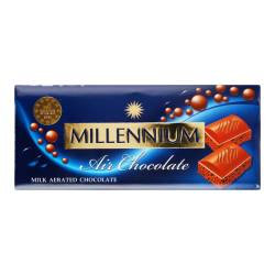 Шоколад Millennium молочний пористий 85г МАЛБИ