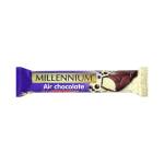 Шоколад Millennium молочний та білий пористий 32г МАЛБИ