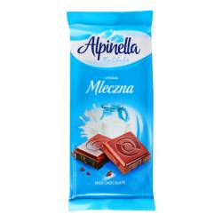Шоколад Alpinella молочний 90г