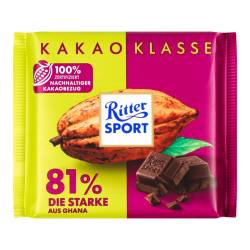 Шоколад темн. "Cocoa Selection" Gana 81% какао 100г Ritter Sport