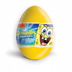 Яйце з мол. та біл. Шоколадом Сюрприз 20 г ТМ «Sponge Bob»