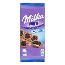 Шоколад молочний з круглим печивом Орео 92г Мілка