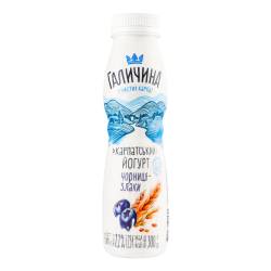 Йогурт питний  Чорниця-Злаки 2,2% 300г пл Галичина