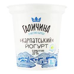 Йогурт Карпатський 3% 280 г ст Галичина
