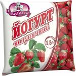 Йогурт 1,5% Полуниця 400г п/е Купянск
