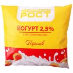 Йогурт "Персик" 400г п/е  ТМ Рост