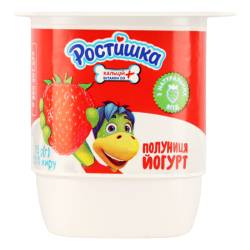 Йогурт Ростишка 2% стакан 115г полуниця
