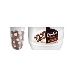 Йогурт десертний Деліссімо Фантазія 6,3% стакан 100г кульки в шоколаді
