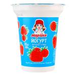 Йогурт десертний 4,0% 260г з наповнювачем "Полуниця-суниця" ТМ "Марійка"