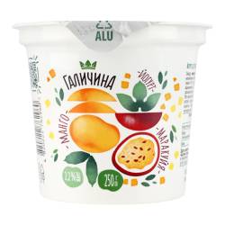 Йогурт десертний Манго-Маракуйя  2,2% 250г ст. Галичина