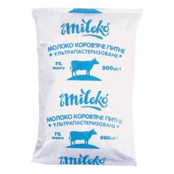 Молоко ультрапастеризоване 1% 900г  TF Mileko