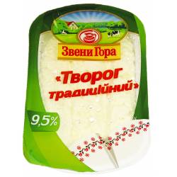 Сир кисломол."Традицiйний" 9.5% 230г ван. Звенигора