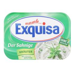 Сир вершковий з травами 66% 200г Exquisa