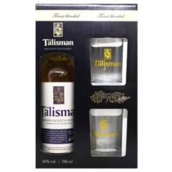 Набір віскі ТОМАТІН ТАЛІСМАН + 2 склянки в к/у 0,7 Шотландія