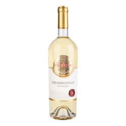 Вино Chardonnay біле сухе 0,75л Oreanda